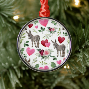 Donkey Lovers Christmas Ornament Keepsake