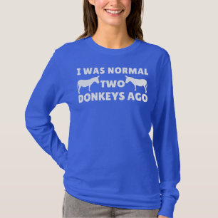 Donkey Mom Donkey Owner Funny Farm Animal Lover T-Shirt