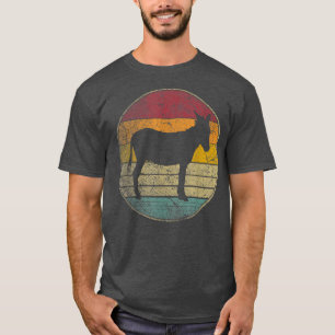 Donkey Mule Farm Farmer Gift  Retro Style Vintage  T-Shirt