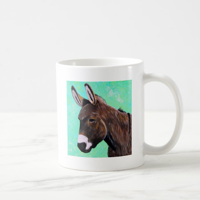 Donkey Painting Coffee Mug (Right)