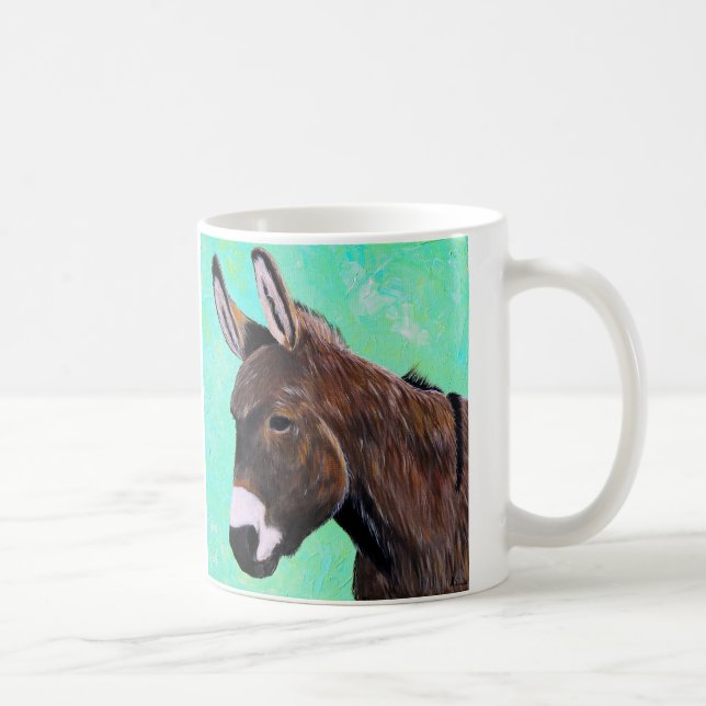 Donkey Painting Coffee Mug (Right)