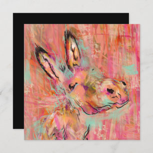 donkey painting invitation