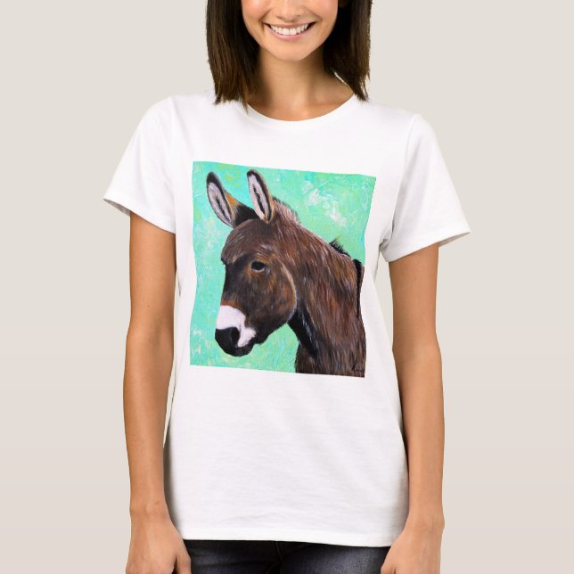 Donkey Painting T-Shirt (Front)