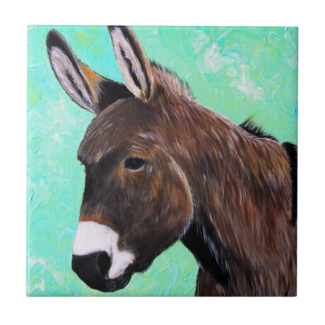 Donkey Painting Tile (Front)