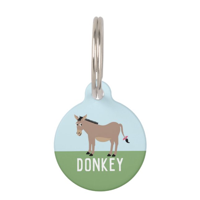 Donkey Pet Tag (Front)
