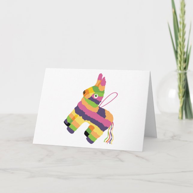 Donkey Pinata Card (Front)