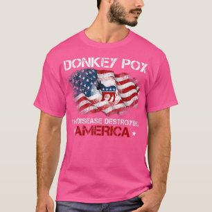 Donkey Po The Disease Destroying America Republica T-Shirt