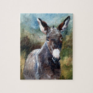 Donkey Portrait Puzzle
