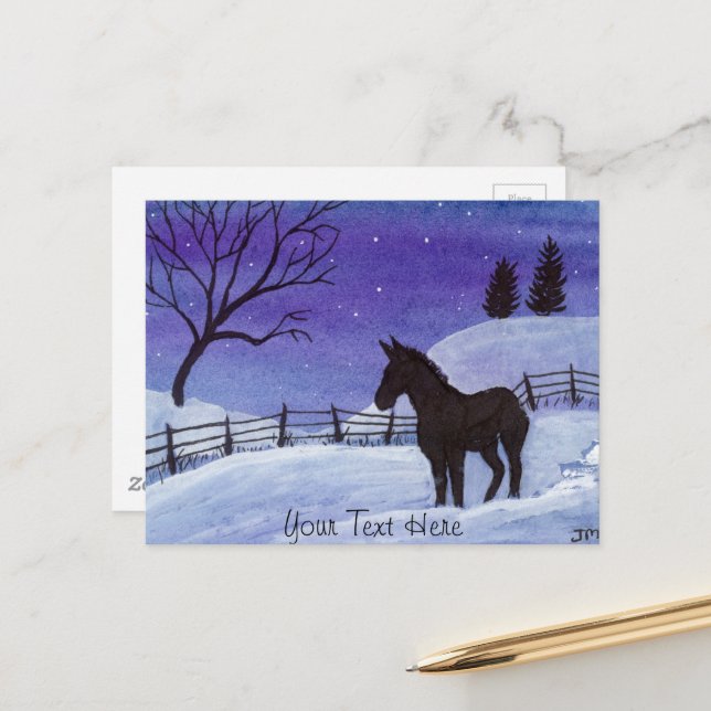 Donkey Postcard (Front/Back In Situ)