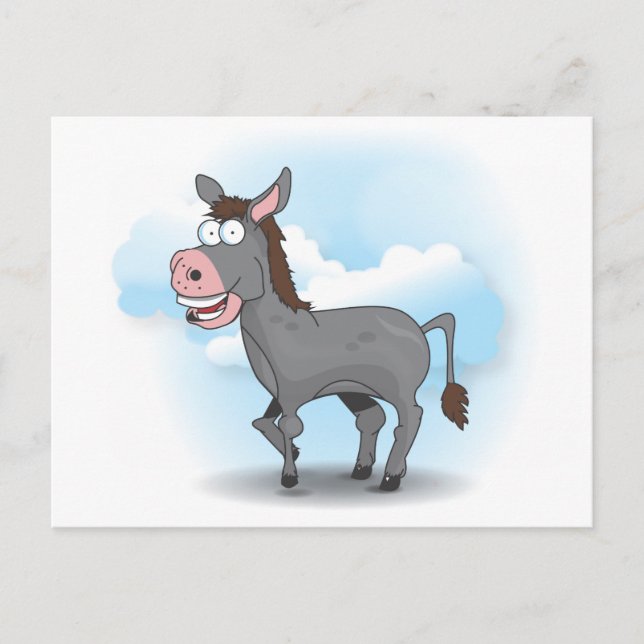 Donkey Postcard (Front)