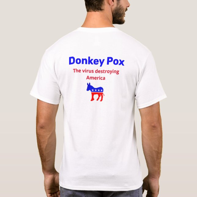 Donkey Pox Mens t-shirt (Back)