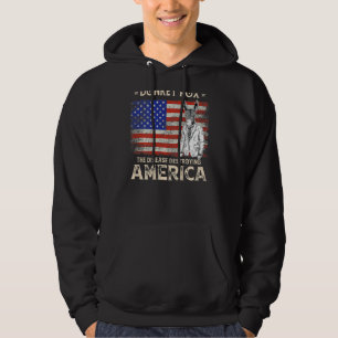 Donkey Pox The Disease Destroying America On Bac Hoodie