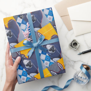 Donkey Punch Painting by Alfred Fox Wrapping Paper