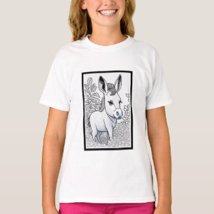 Donkey Puppy Dreams:Whimsical T-shirt Print Desig