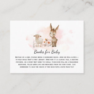 Donkey Sheep Gender Neutral Books for Baby   Place Card