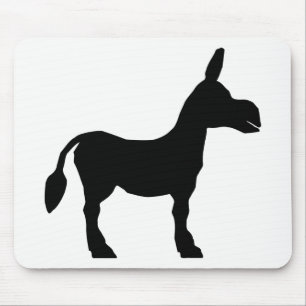 Donkey Silhouette Mouse Mat