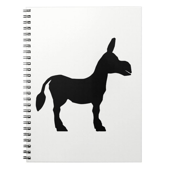 Donkey Silhouette Notebook (Front)