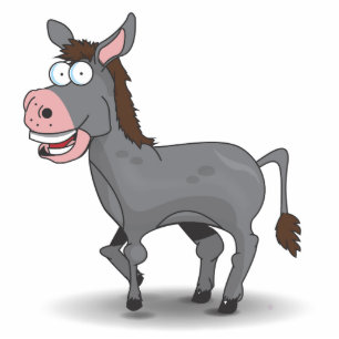 Donkey Standing Photo Sculpture