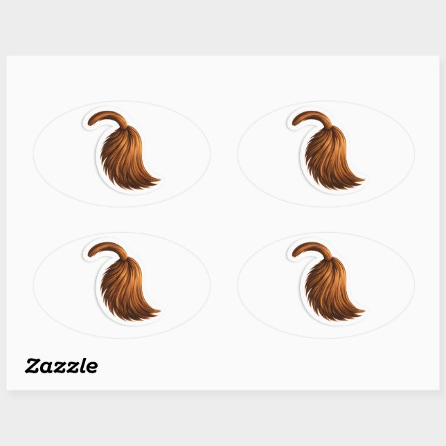 Donkey tail mini sticker sheet for party bag (Sheet)