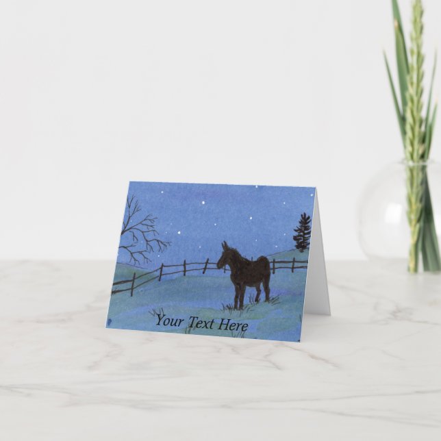 Donkey Thank You Card (Front)