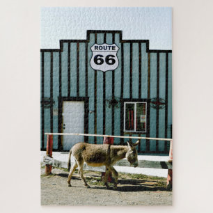Donkey Town Oatman Arizona Jigsaw Puzzle