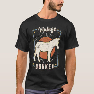 Donkey Vintage Retro Classic Animal Love 1 T-Shirt