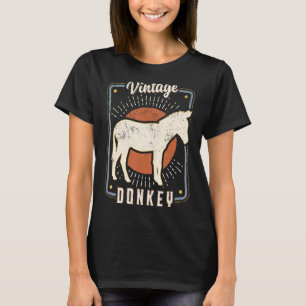 Donkey Vintage Retro Classic Animal Love 1 T-Shirt