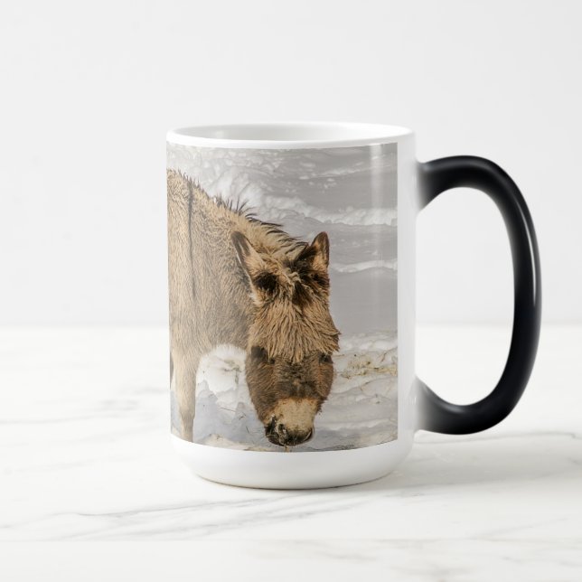 Donkey with Bangs Laptop Sleeve Magic Mug (Right)