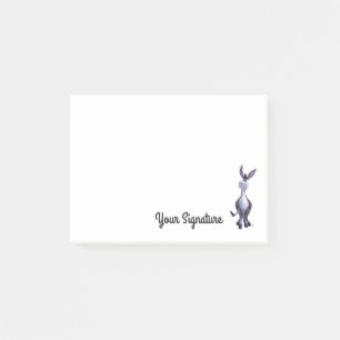 Donkey with Personised Post It Post-it Notes