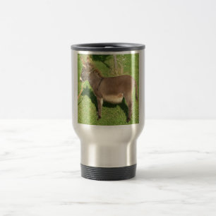 Donkey With The Belt In Neck Travel Mug