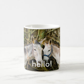 donkeys coffee mug