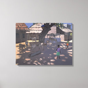 Donkeys Lamu Kenya 1995 Canvas Print