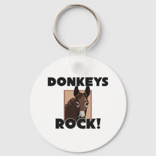 Donkeys Rock Key Ring