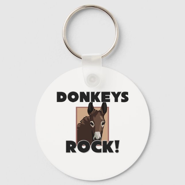 Donkeys Rock Key Ring (Front)