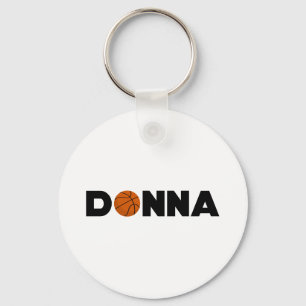 Donna Basketball Key Ring