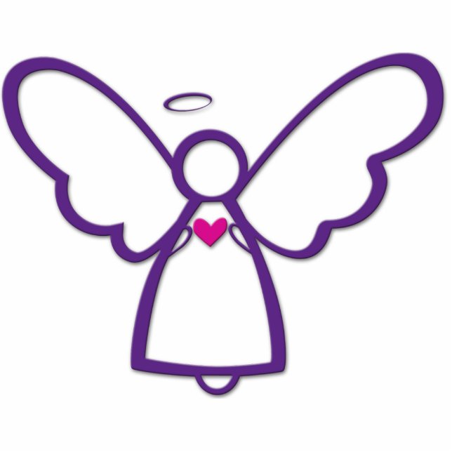 Donna Bella Angel Ornament Photo Sculpture Decoration (Front)