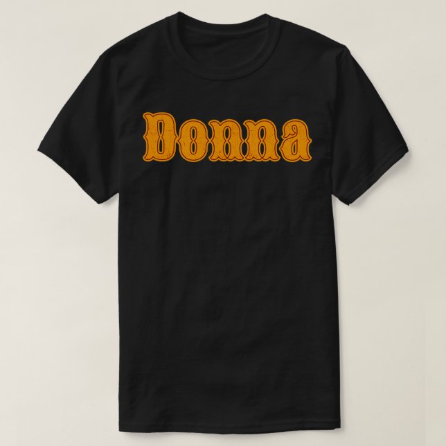 Donna Classic 80s Music T-Shirt (Design Front)