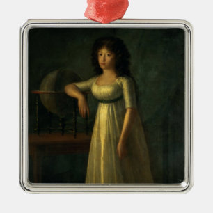 Donna Joaquina Tellez-Giron, daughter of the Duke Metal Tree Decoration