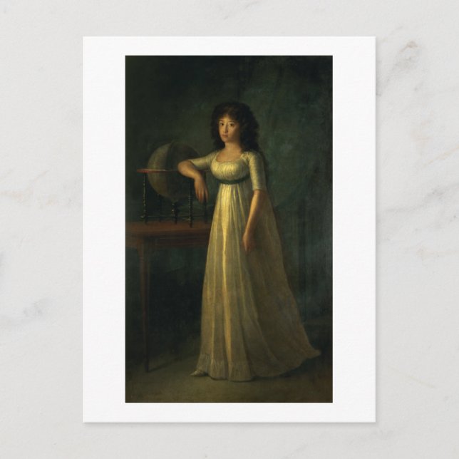 Donna Joaquina Tellez-Giron, daughter of the Duke Postcard (Front)