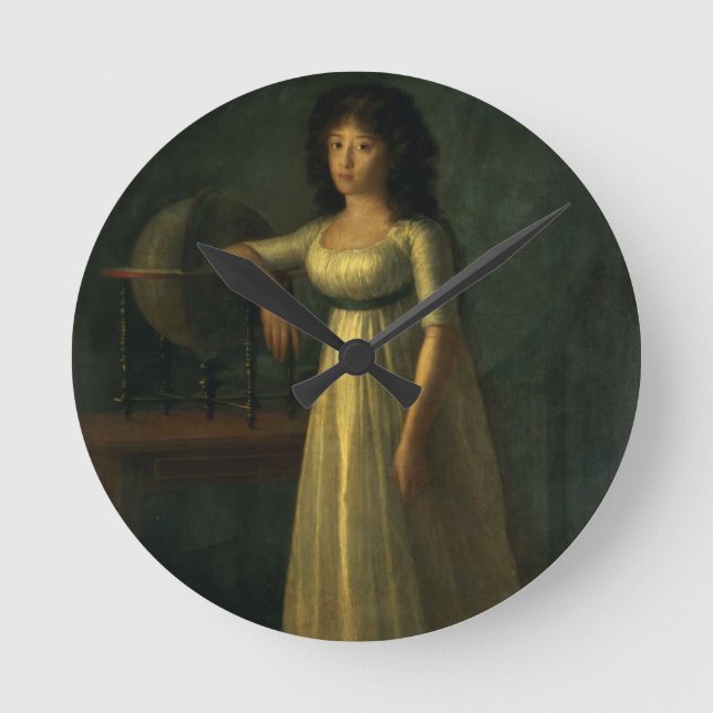 Donna Joaquina Tellez-Giron, daughter of the Duke Round Clock (Front)