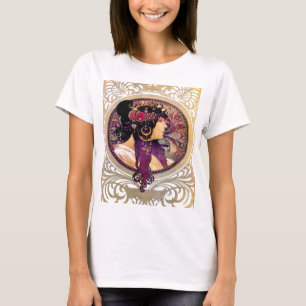 Donna Orechini by Alphonse Mucha T-Shirt