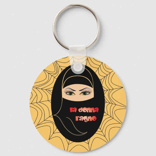 Donna ragno Schlüsselanhänger Key Ring (Front)