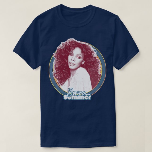 Donna Summer Retro Style Fan Art Design11 T-Shirt (Design Front)