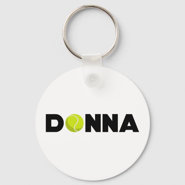 Donna Tennis Key Ring (Front)