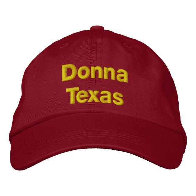Donna Texas Embroidered Hat (Front)