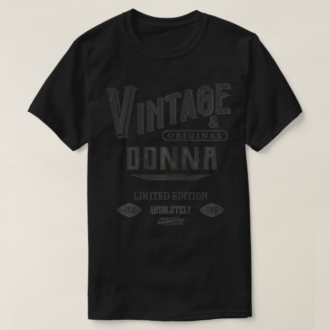 Donna Vintage  T-Shirt (Design Front)