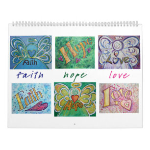 DonnaBellas Angels Word Art Calendar