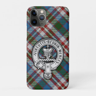 Donnachaidh (Robertson) Dress tartan Crest iPhone 11 Pro Case