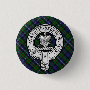 Donnachaidh (Robertson) Hunting tartan Crest Badge
