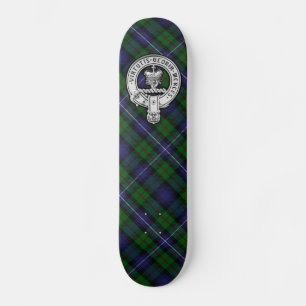 Donnachaidh (Robertson) Hunting tartan Crest Skateboard